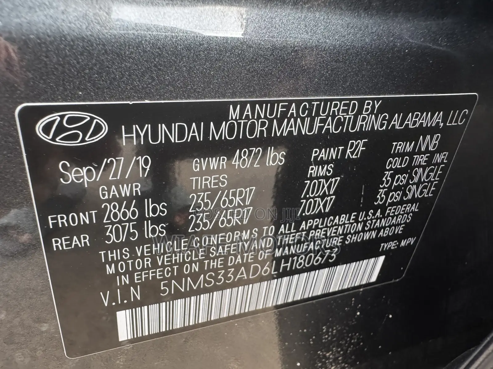 Hyundai Santa Fe SE 2.4 FWD 2020 Gray