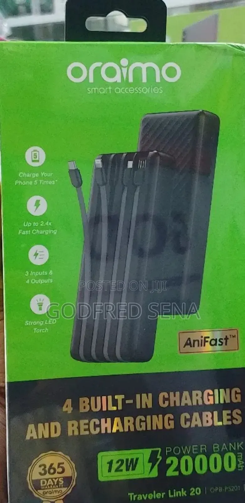 Oriamo Power Bank