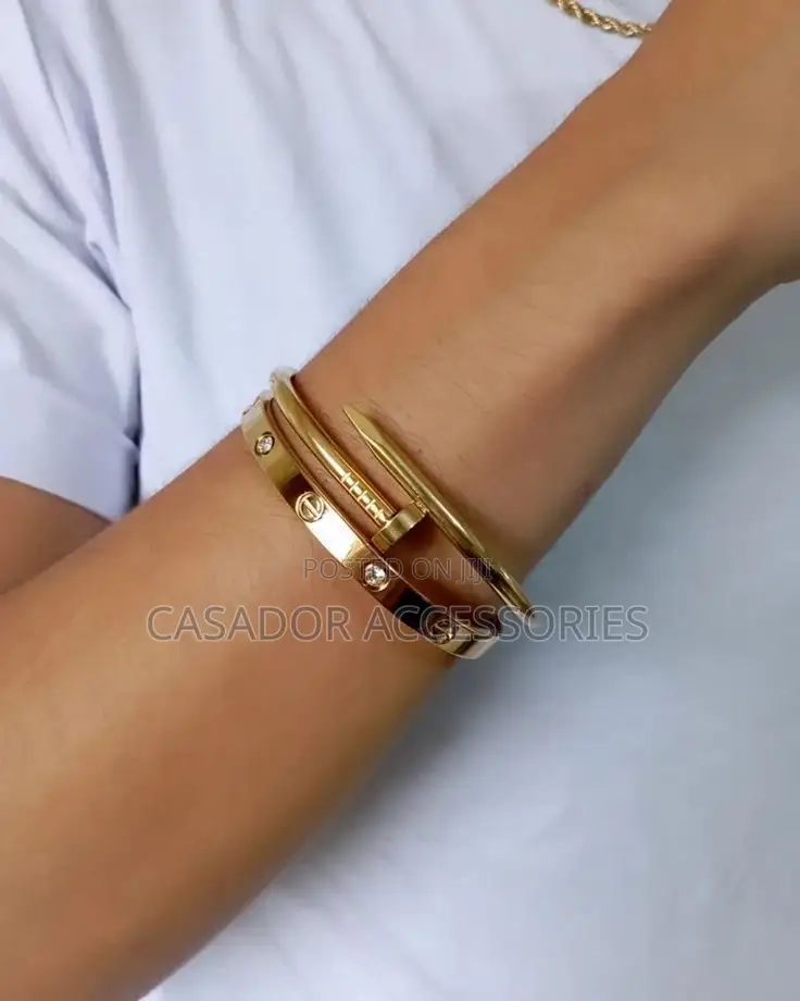 Cartier and Nail Bangle