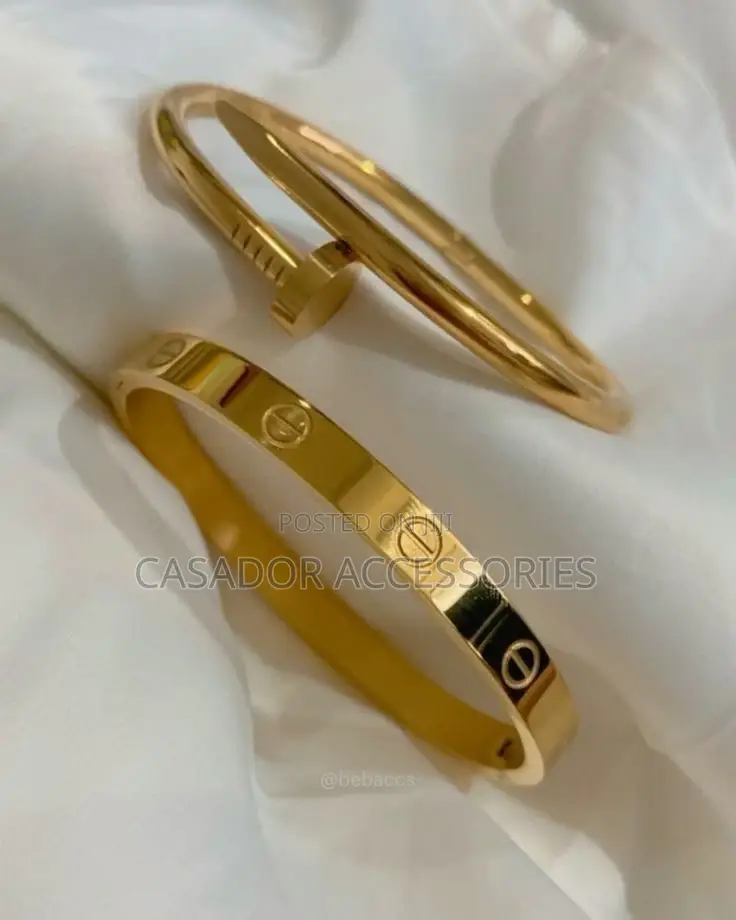 Cartier and Nail Bangle