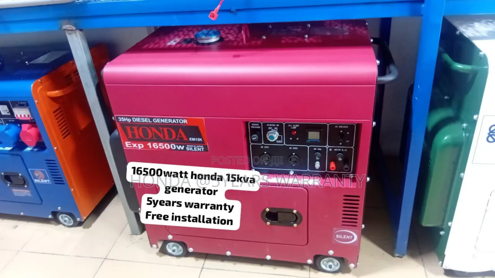 Rugged Reliability Honda 15kva 16500watt Generator 15kva