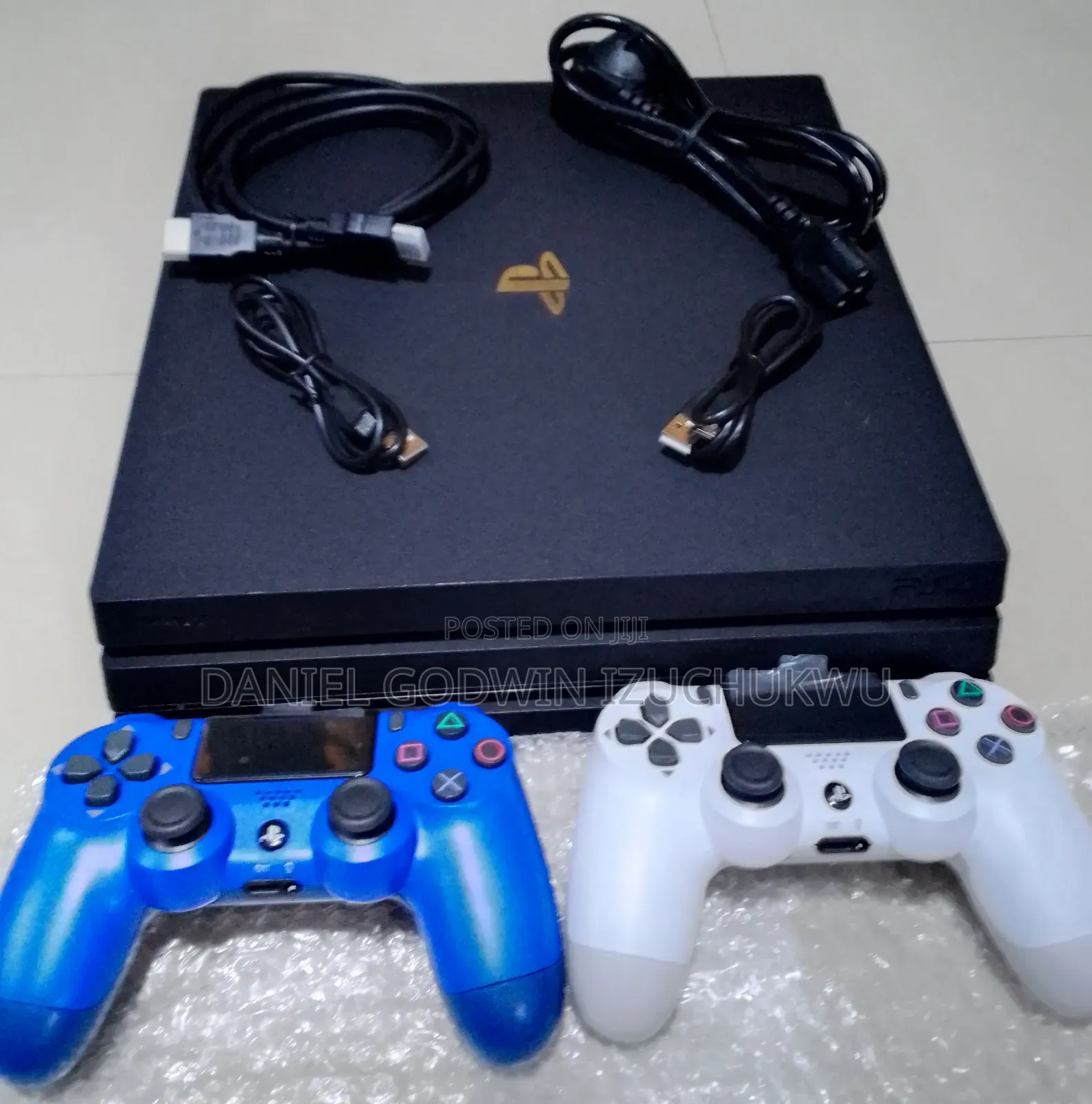 Uk Used Ps4 Pro 1terabyte, With 2 Controllers and 12 Games.