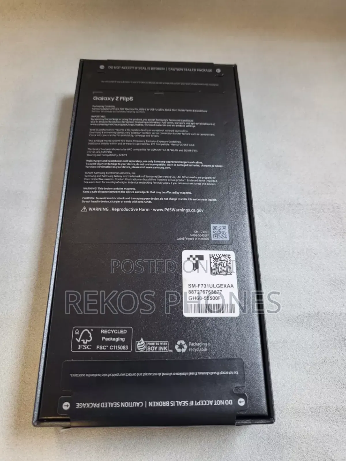 New Samsung Galaxy Z Flip5 256 GB White