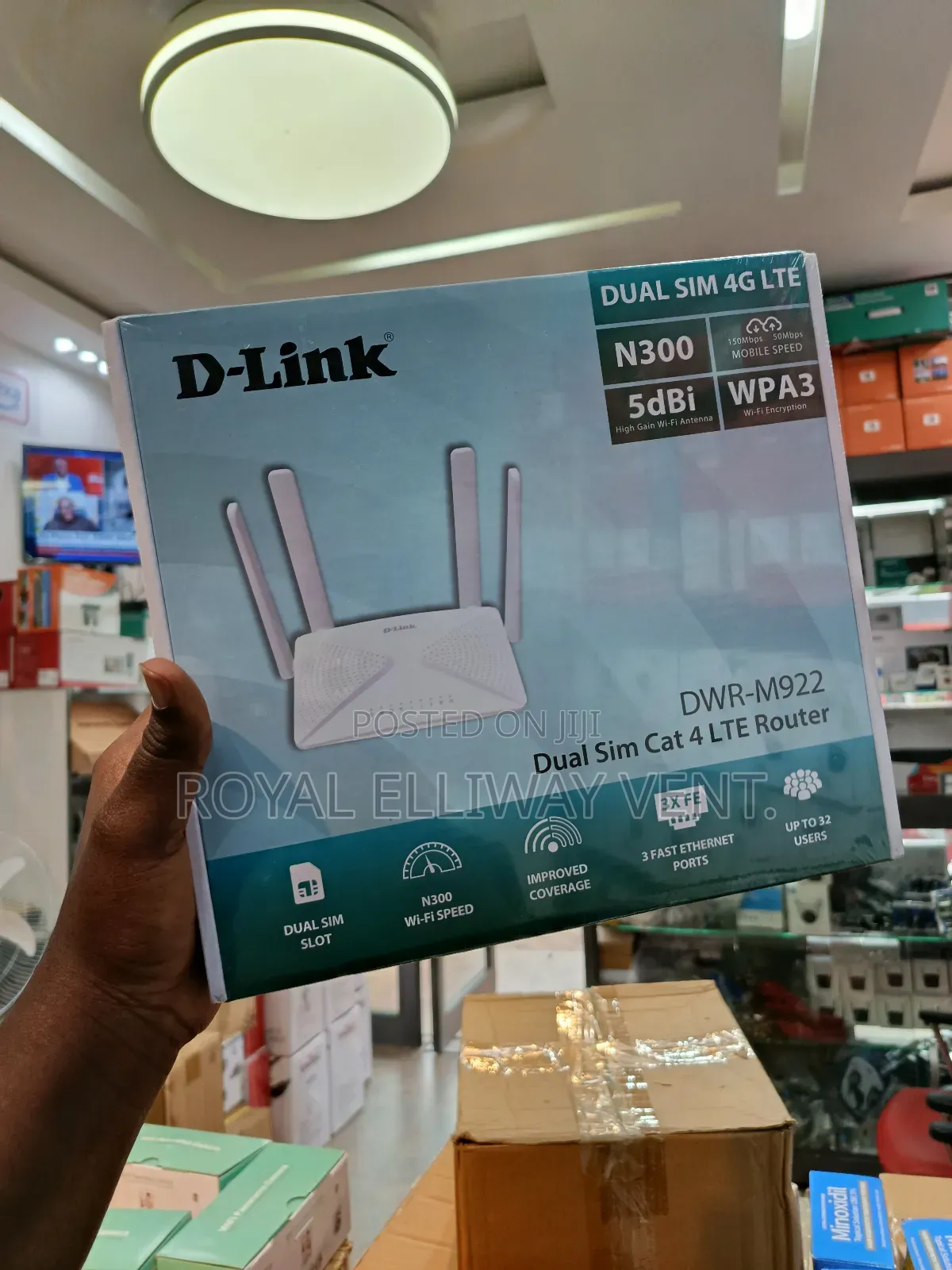 D-Link Dual Sim Cat 4 Lte Router