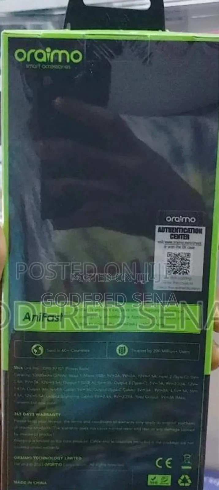 Oriamo Power Bank