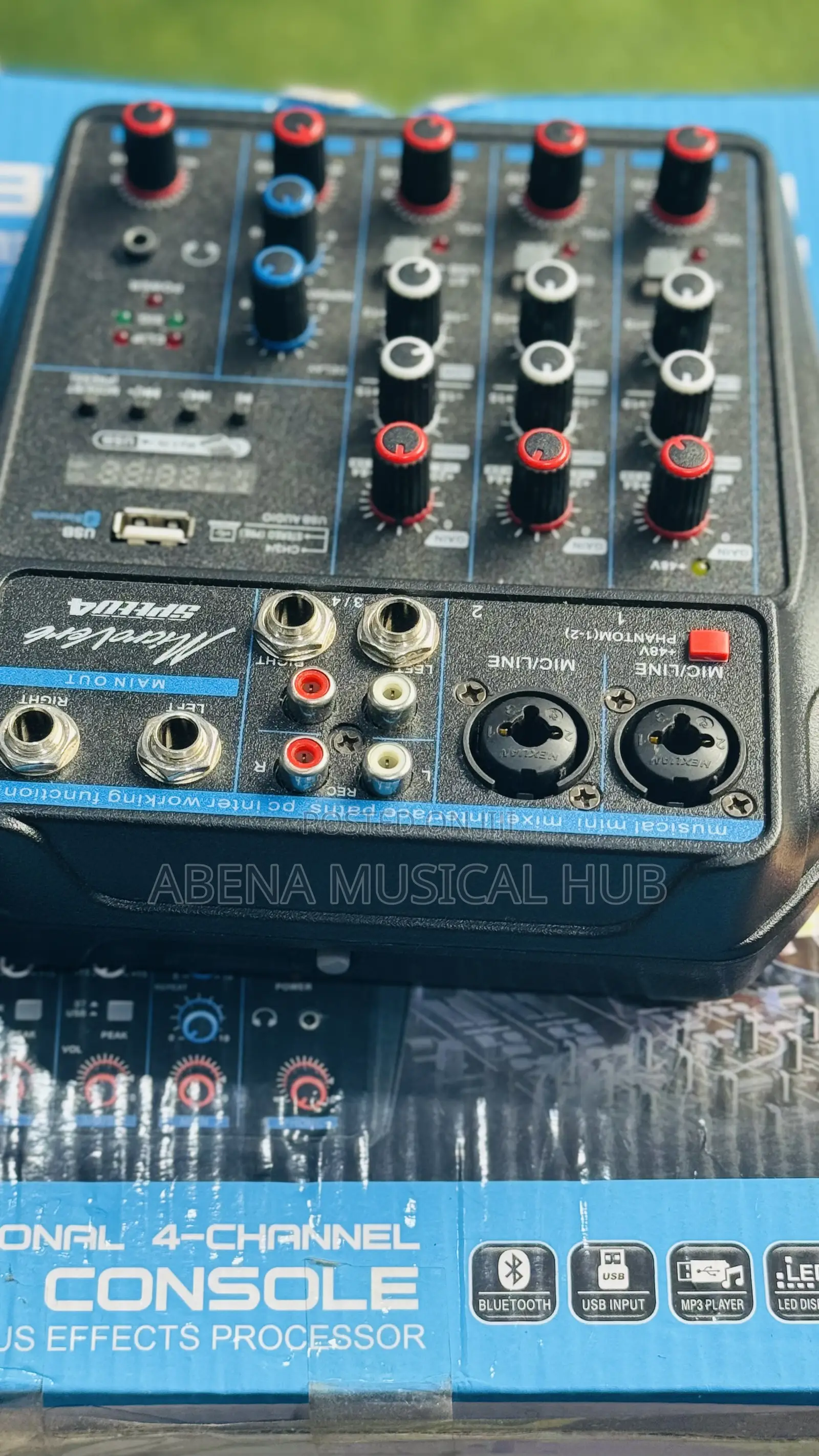 Professional 4- Channel Mixer Console