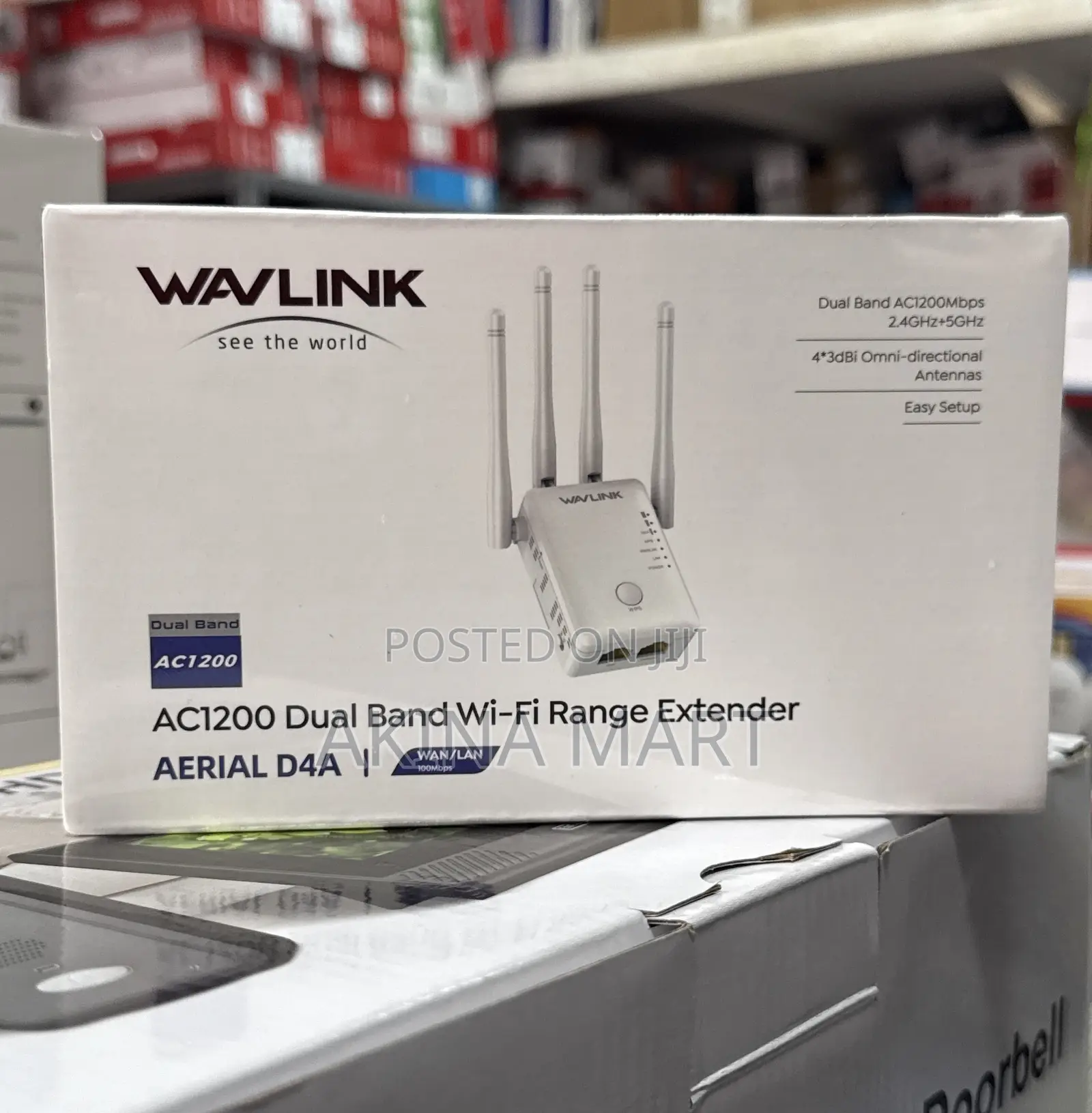 Wav-Link Ac1200 Dual Band Range Extender Aerial D4a