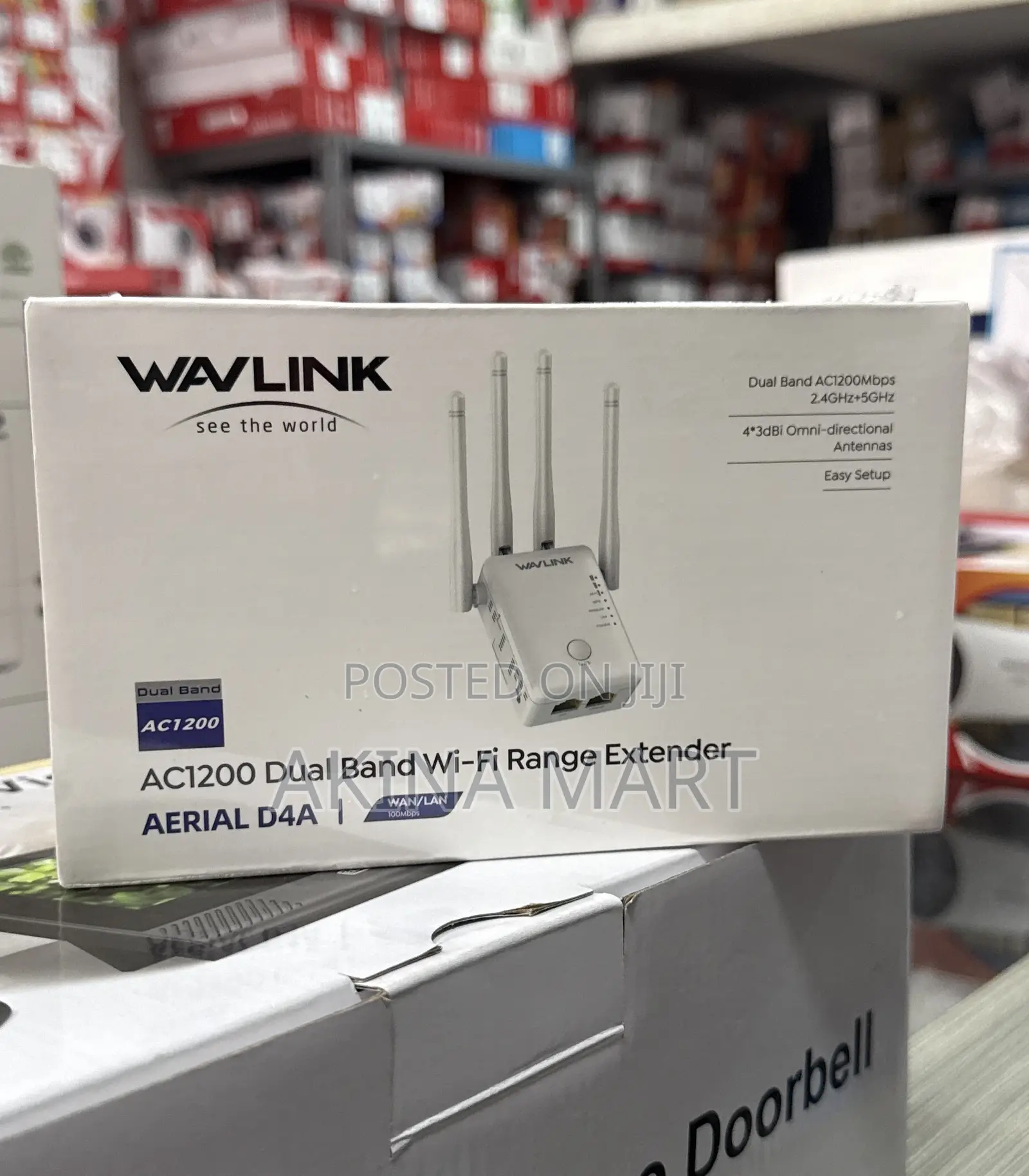 Wav-Link Ac1200 Dual Band Range Extender Aerial D4a