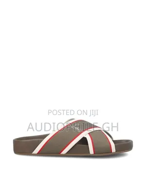Christian Louboutin Hot Cross Bizz Slide Sandal in Sierra