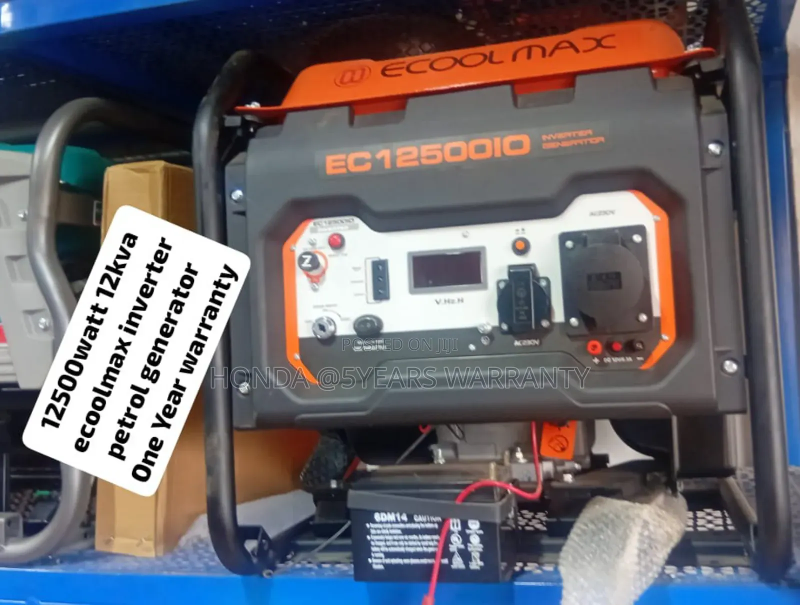 Uninterrupted Power Ecoolmax Inverter 12kva 14000watt Petrol