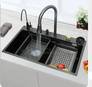 Luxury Led Sink With Pullout Tap_chop Board Etc Complete