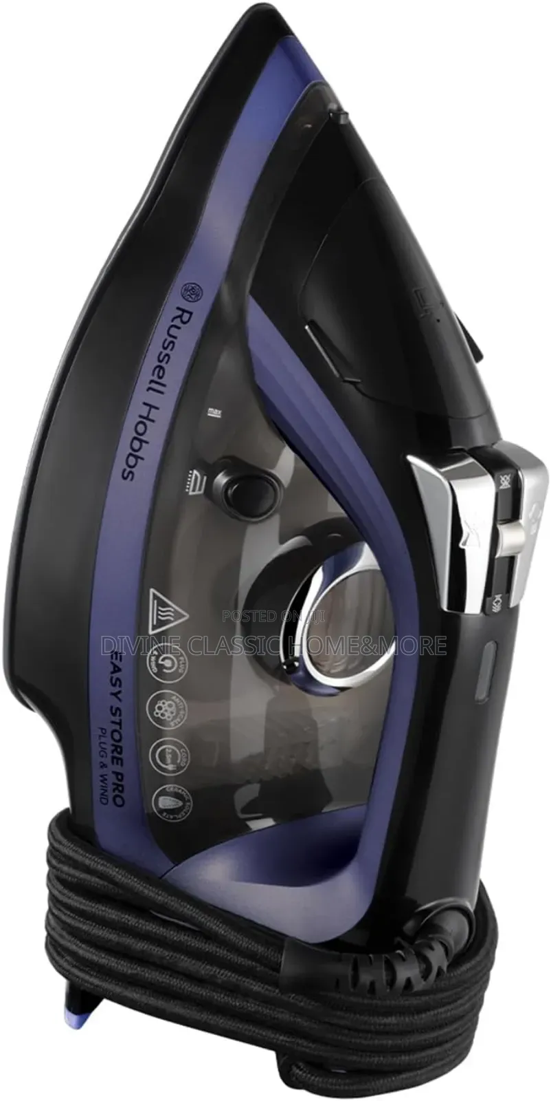 Russell Hobbs Easy Store Pro Plug Wind Steam Iron
