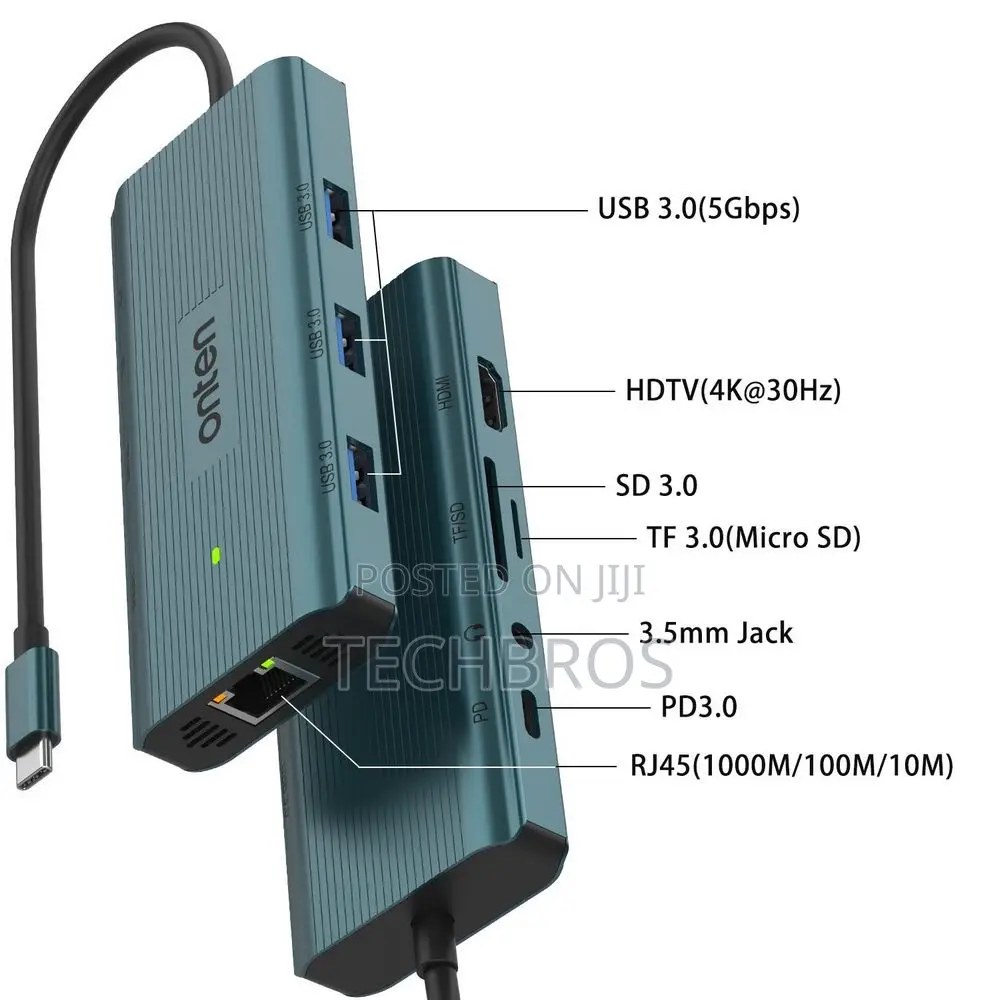 Original Type C Hub For Macbooks/Windows/Andriod 11-1 Port
