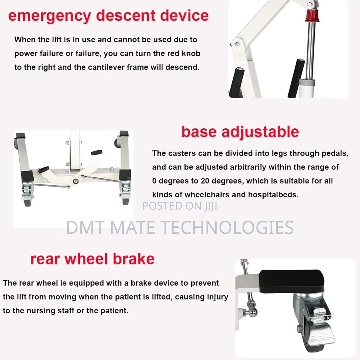 Patient Lift Hoist 280kg Capacity (Uk Standard)