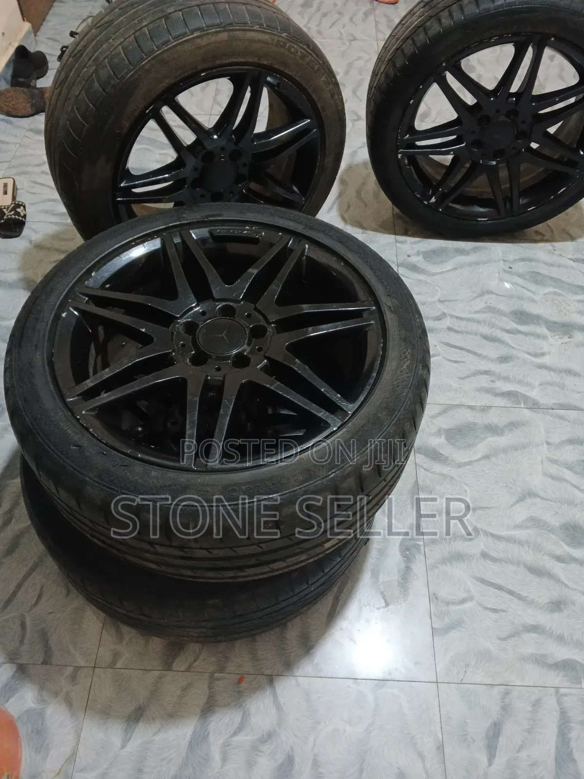 Benz Rim 18 With Good Tires