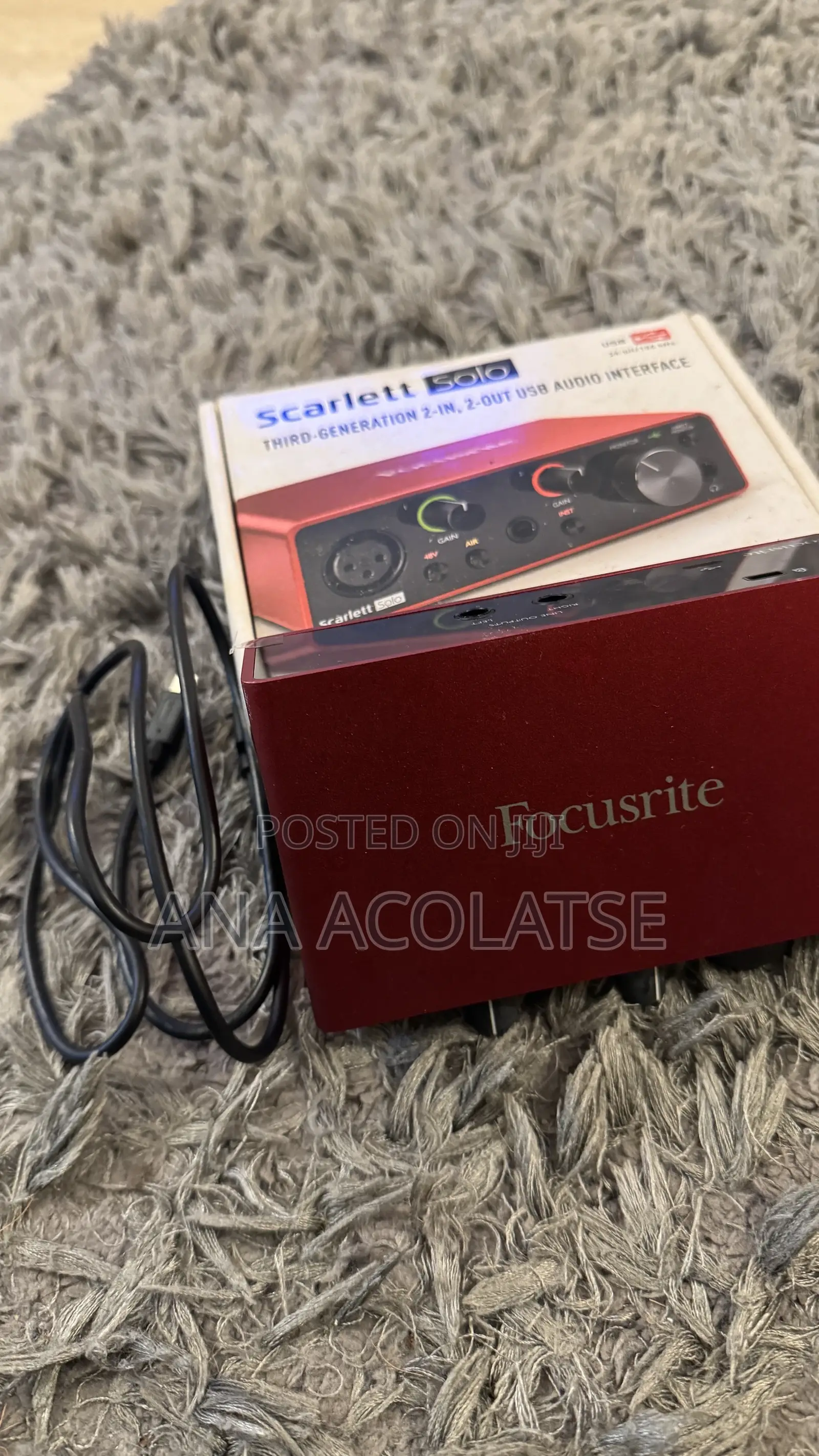 Focusrite Scarlett Solo 3rd Gen