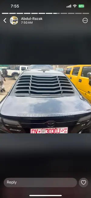 Toyota Camry Spider 2012 2013 2014 Back Glass Window Step Shatters