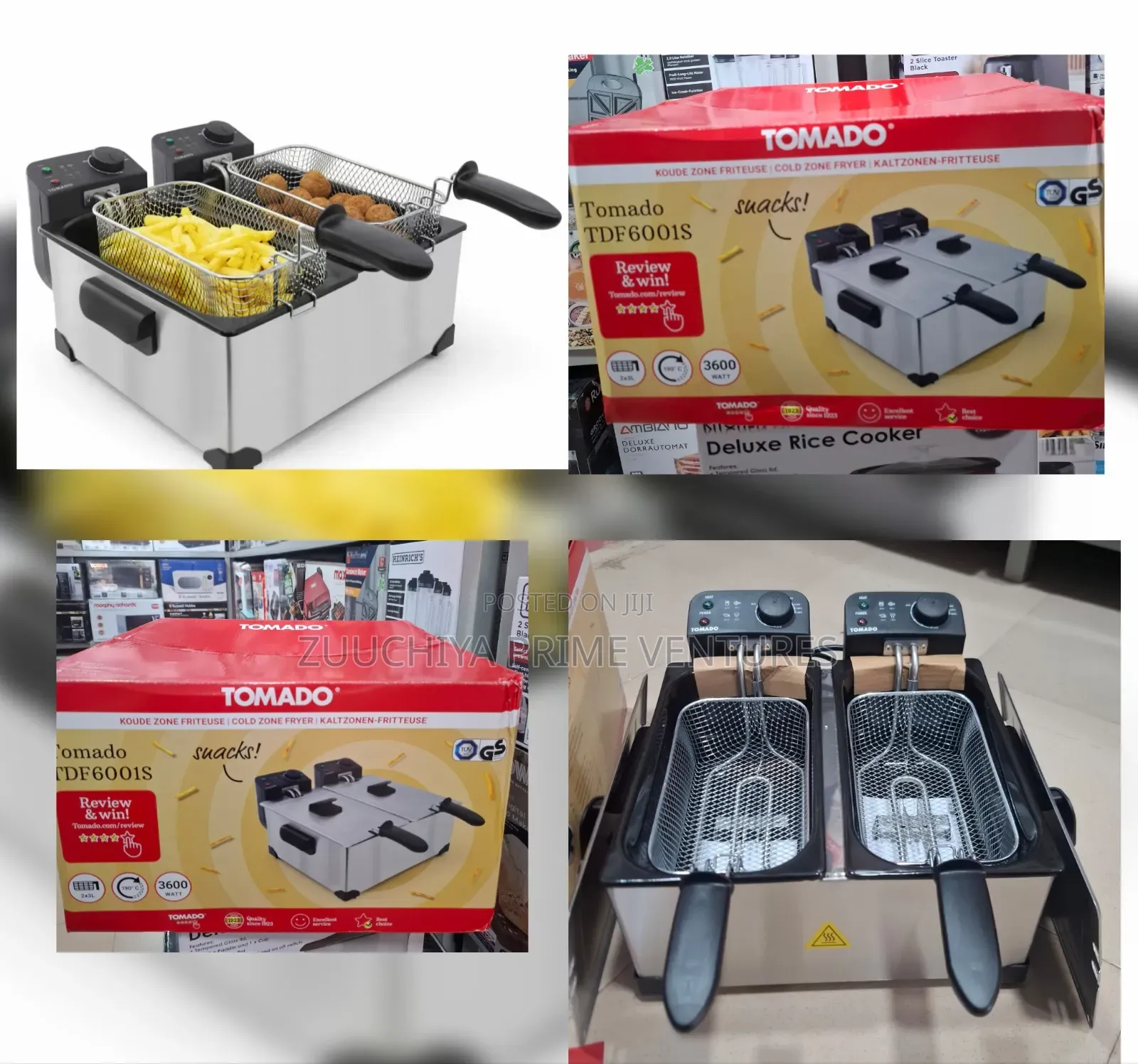 6.L Double Tomado Deep Fryer From Germany