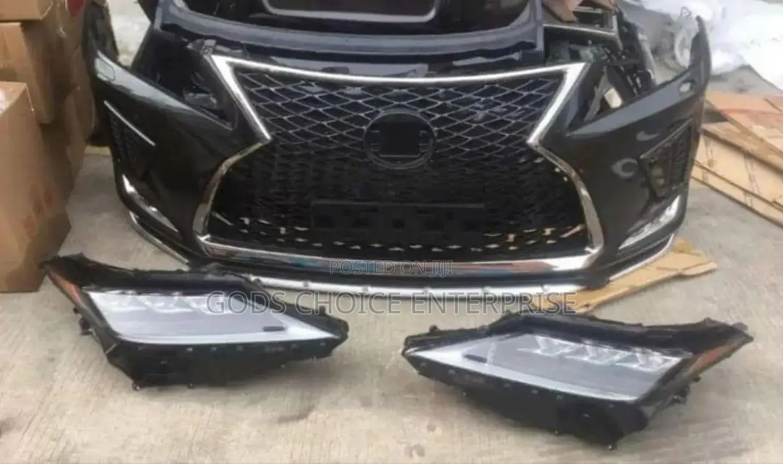 Complete Headlight and Front Bumper Lexus Rx 350 2018-2020