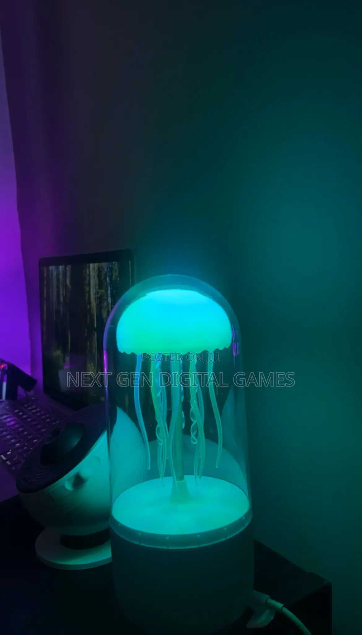 Jellyfish Night Light With Speaker
