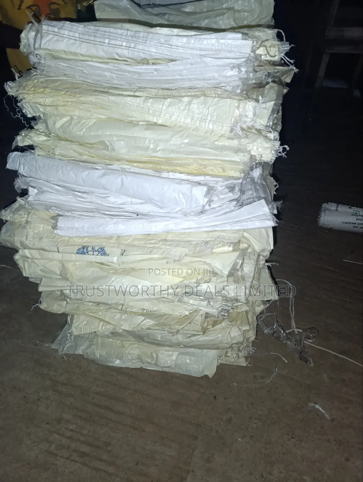 One Time Used Sacks Available