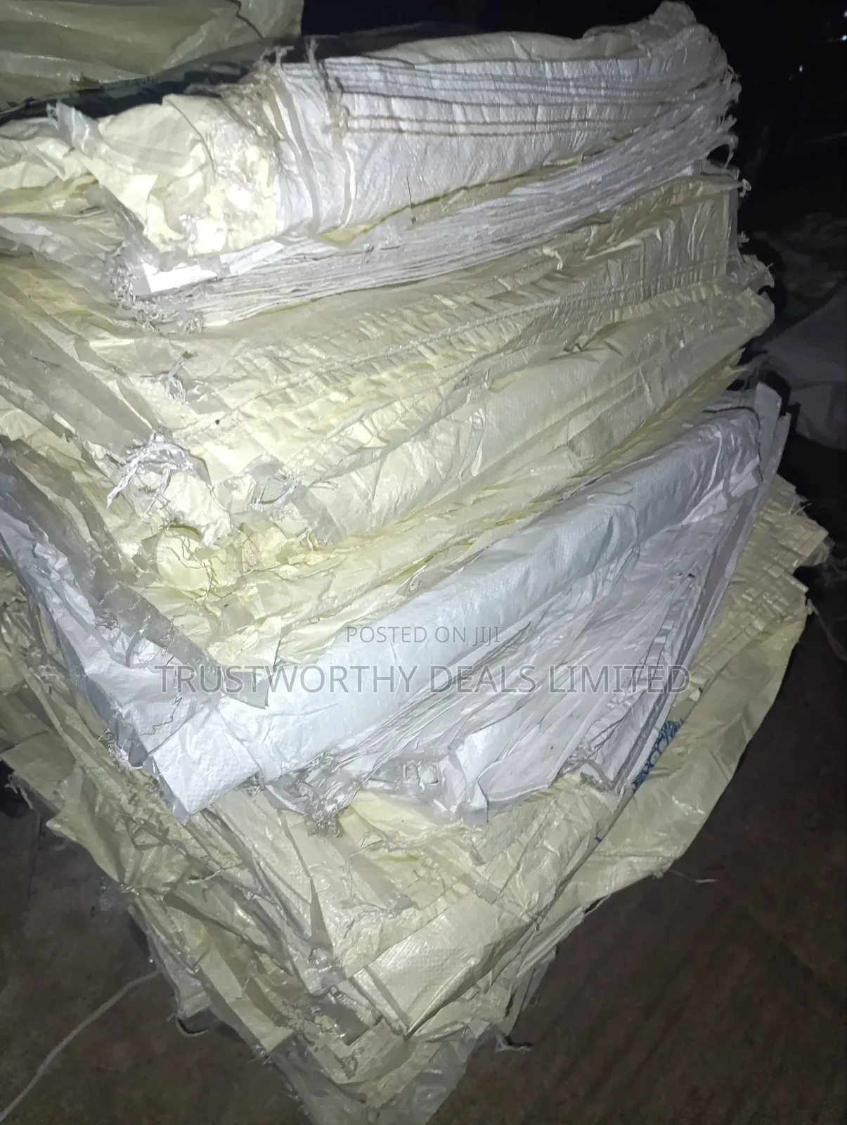 One Time Used Sacks Available