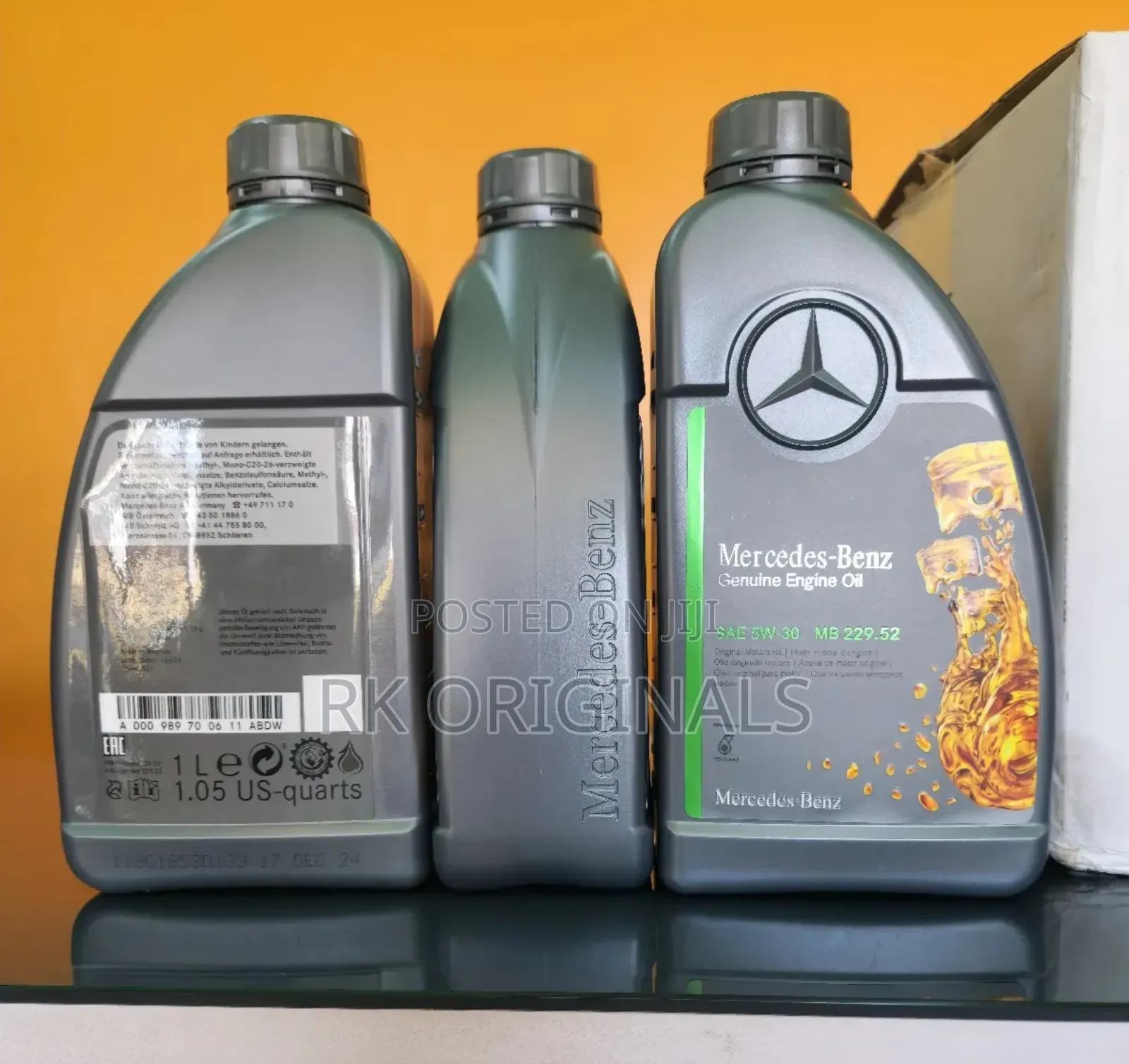 Mercedes-benz Engine Oil 5w30 1l Mb229.52 From Germany🇩🇪
