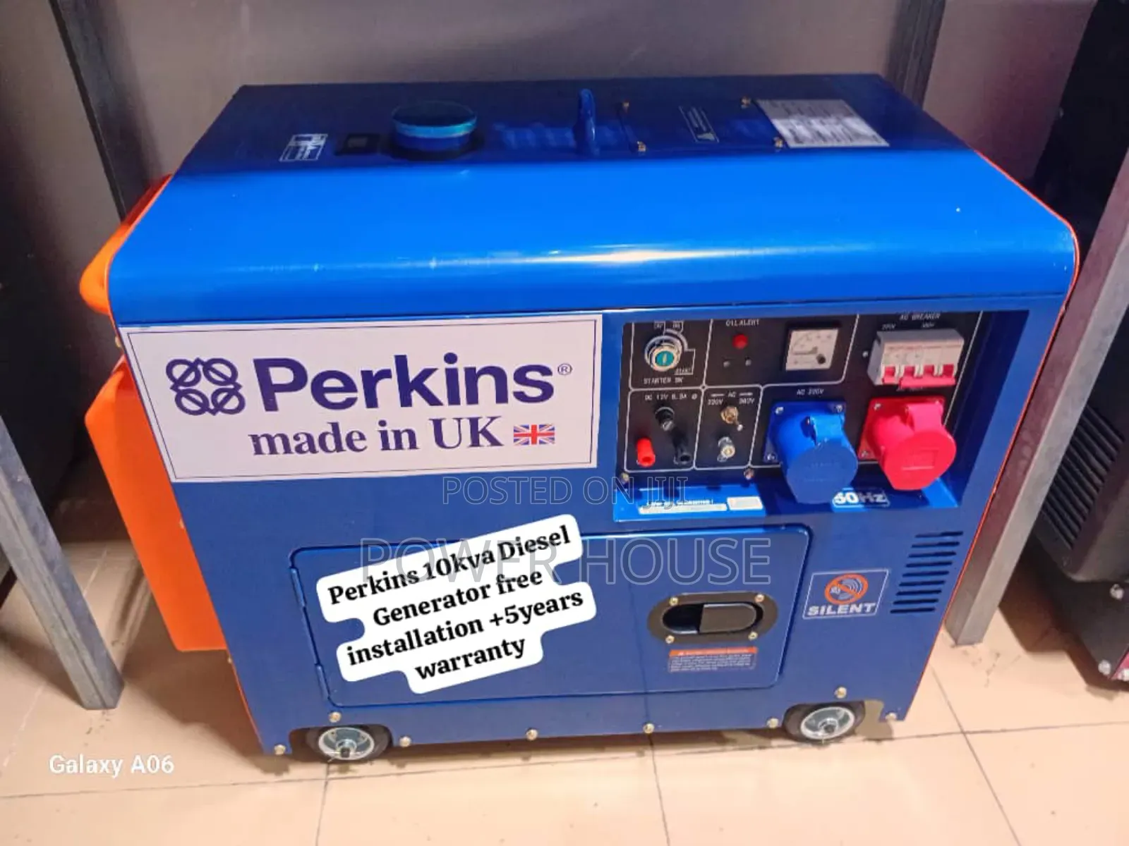 Instant Maker Perkins Diesel Generator 10kva Silent