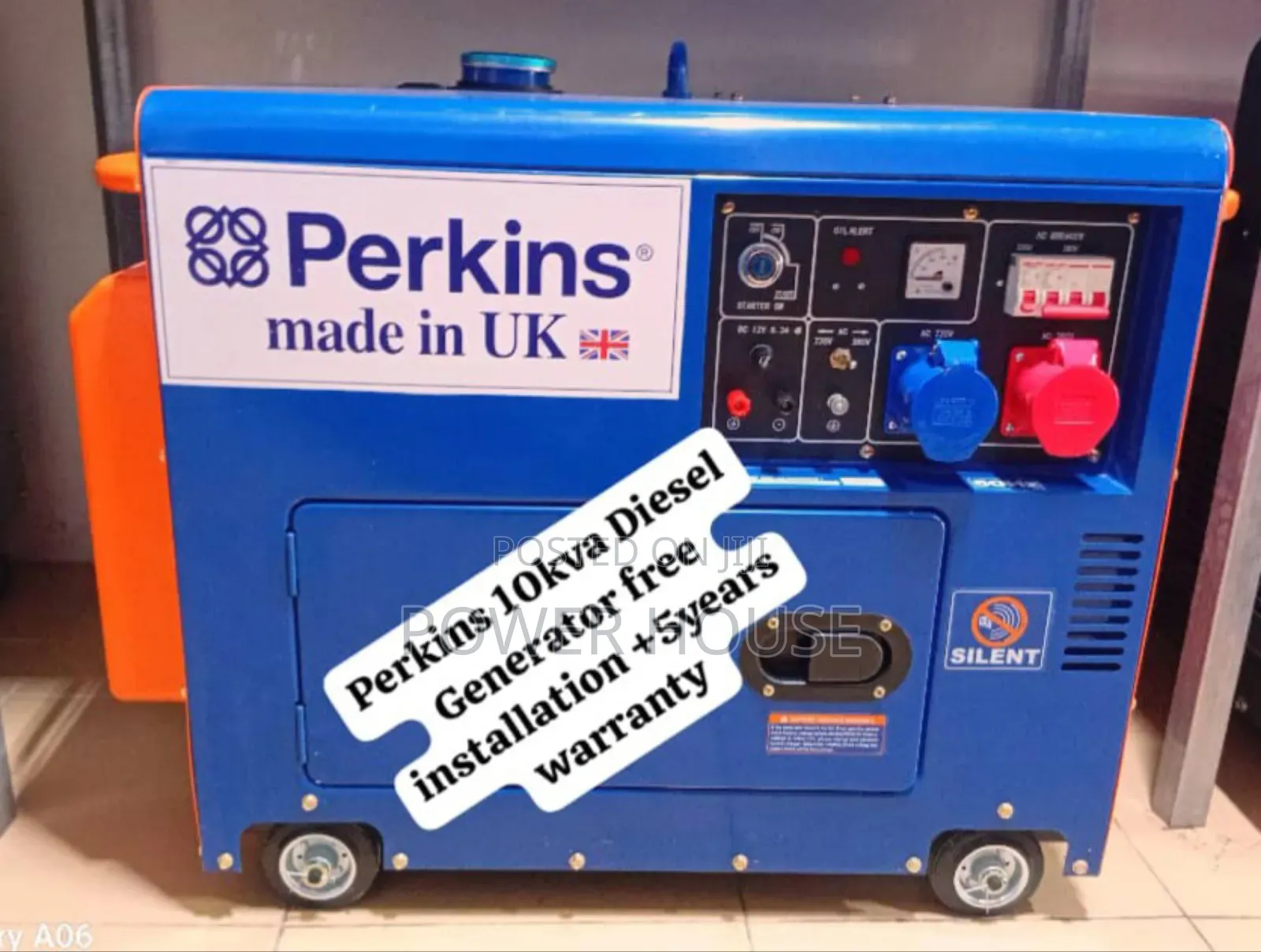Auto Muse Perkins Diesel Generator 10kva Silent