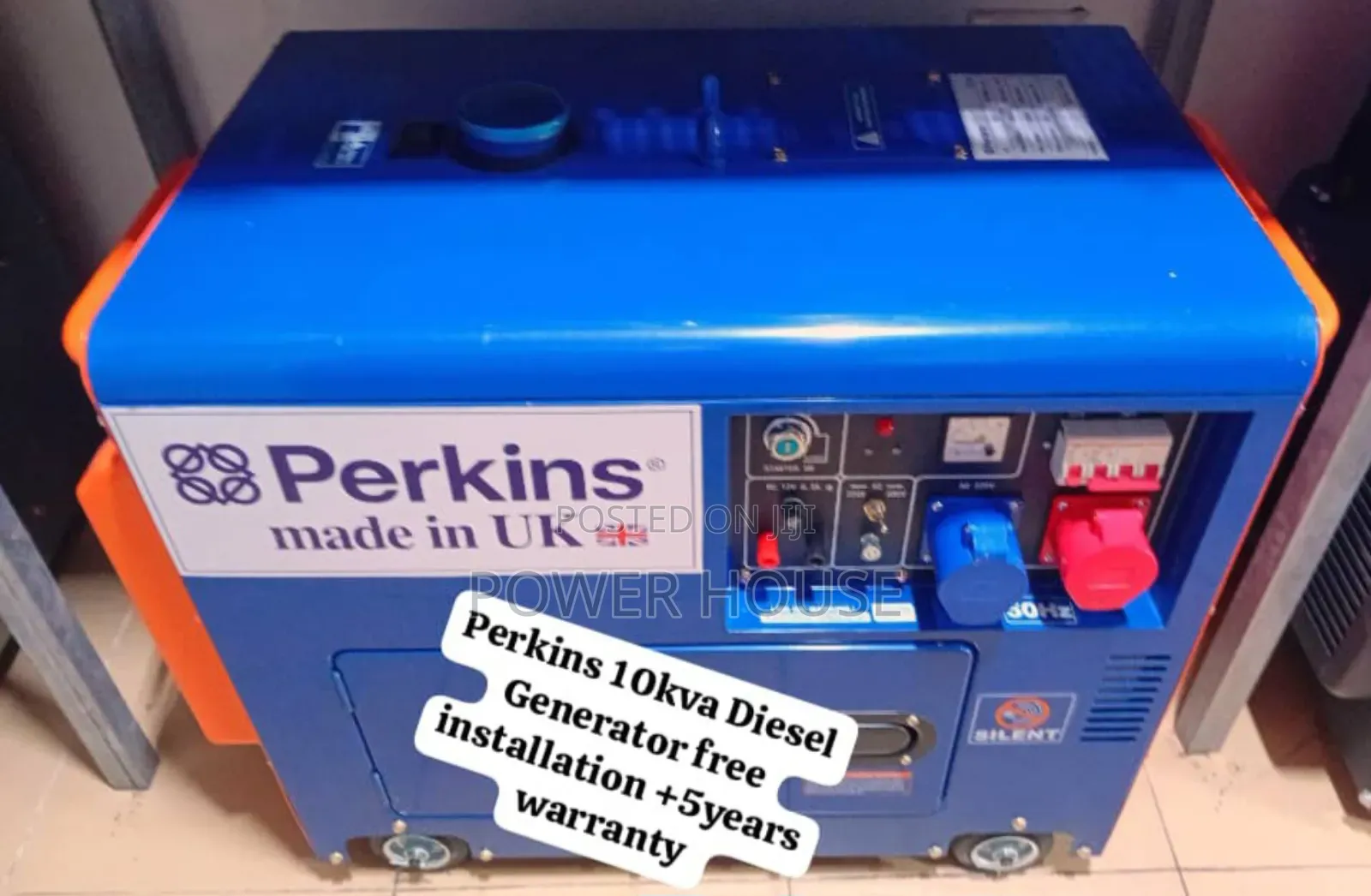 Flux Perkins Diesel Generator 10kva Silent