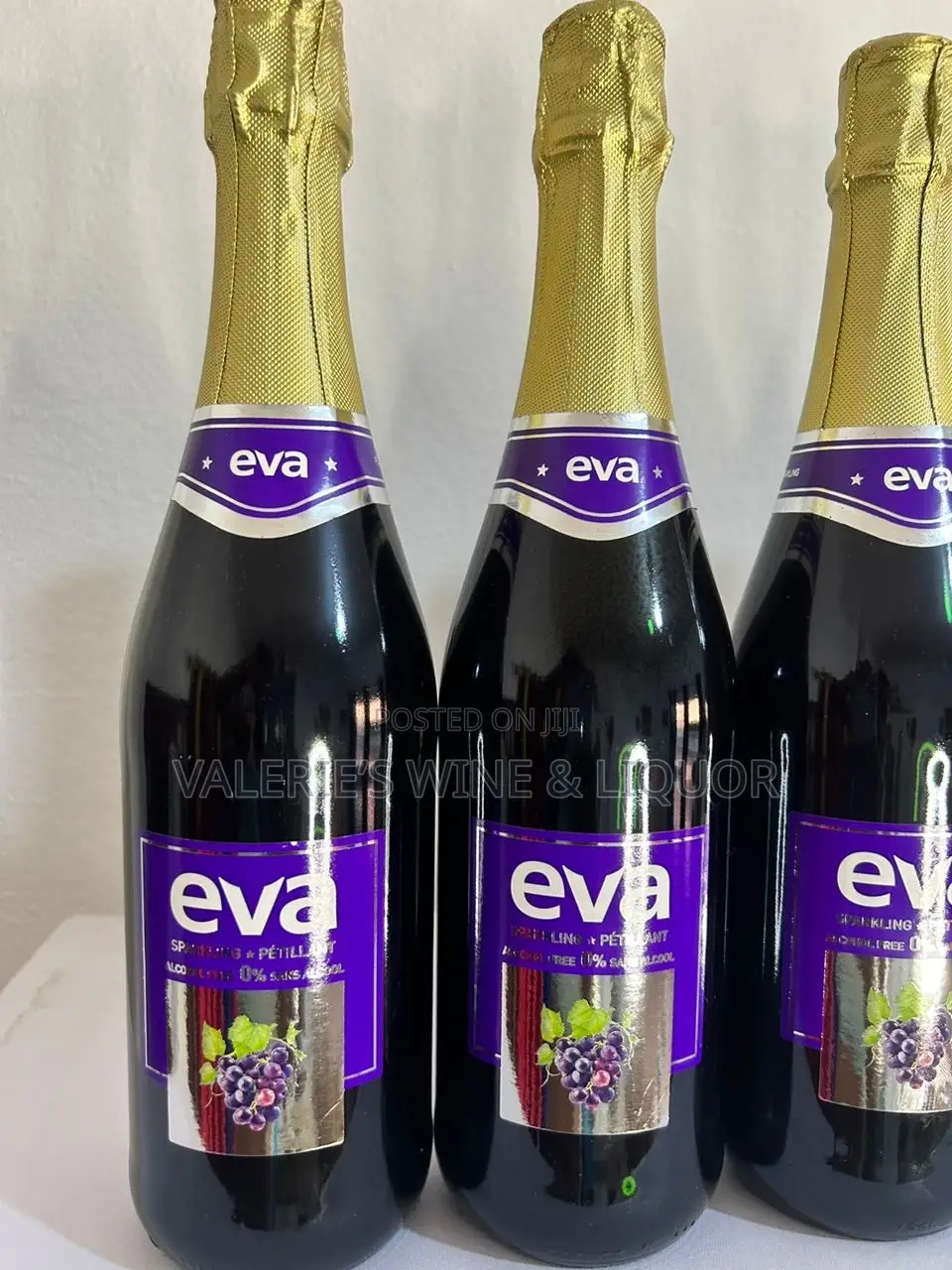 Eva Sparking Red Grape - Non Alcoholic Champagne (Spain)