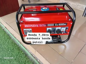 Power With Push 7.0 Petrol Generator 7.0 8000wats Honda Petrol