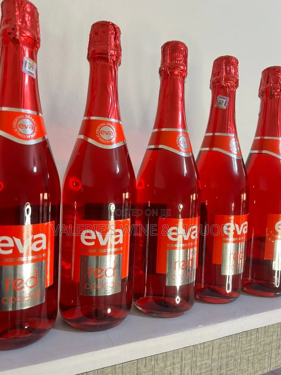 Eva Sparkling Red Cocktail- Non Alcoholic Champagne