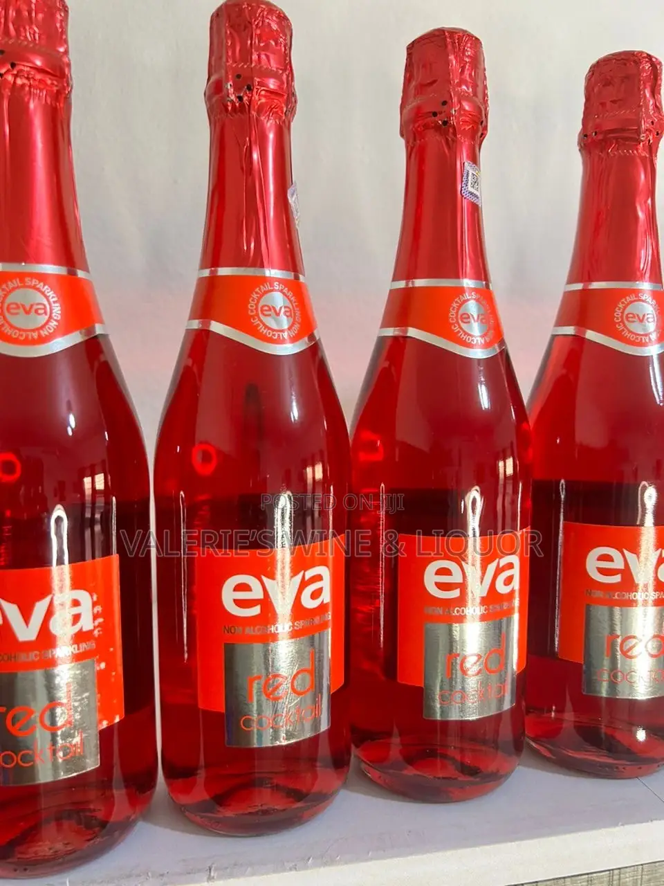 Eva Sparkling Red Cocktail- Non Alcoholic Champagne