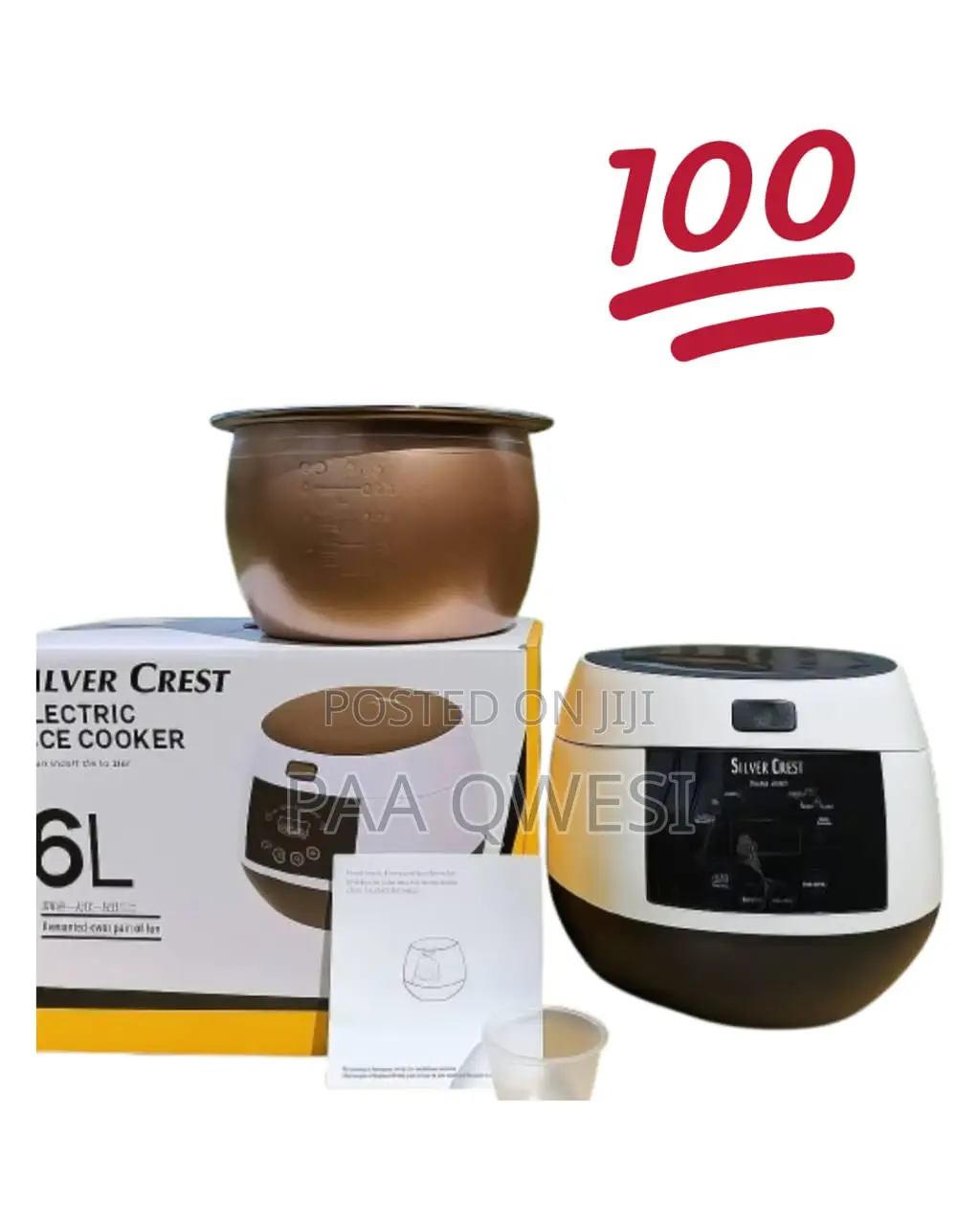 Fast-Cooking Silver Crest Rice Maker With Modern Design