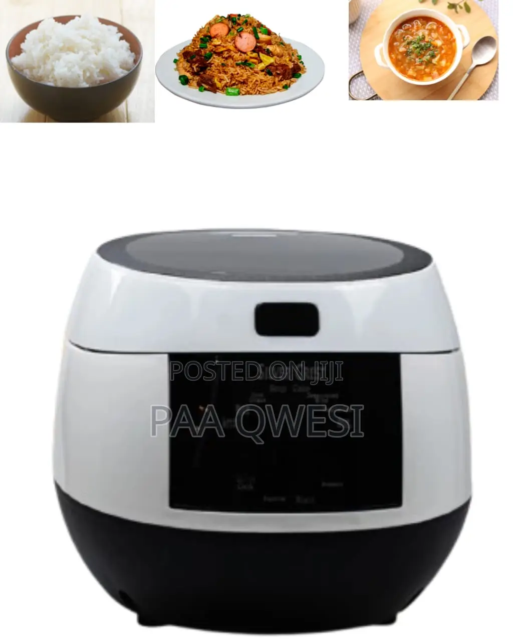 Stylish Silver Crest Rice Cooker With Easy-Clean Inner Pot