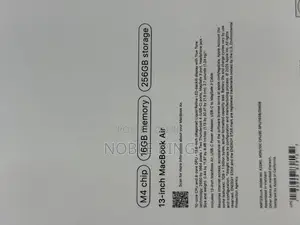 New Laptop Apple MacBook Air 2025 M4 13-Inch 16GB Apple M4 SSD 256GB
