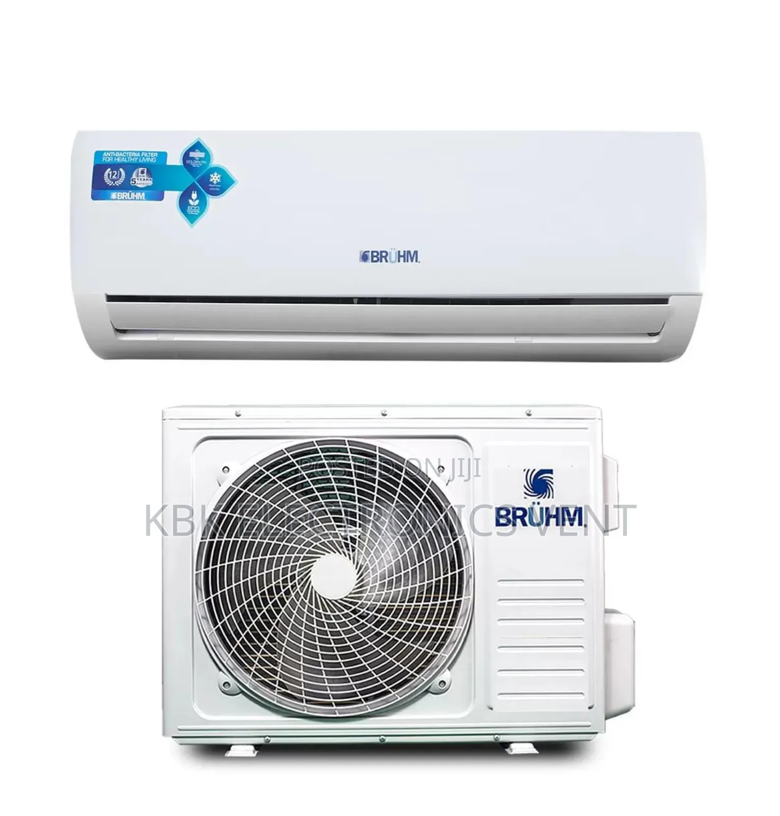 Bruhm 1.5hp Split R410 Gas Air Conditioner