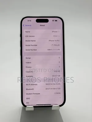 New Apple iPhone 14 Pro 256 GB Purple