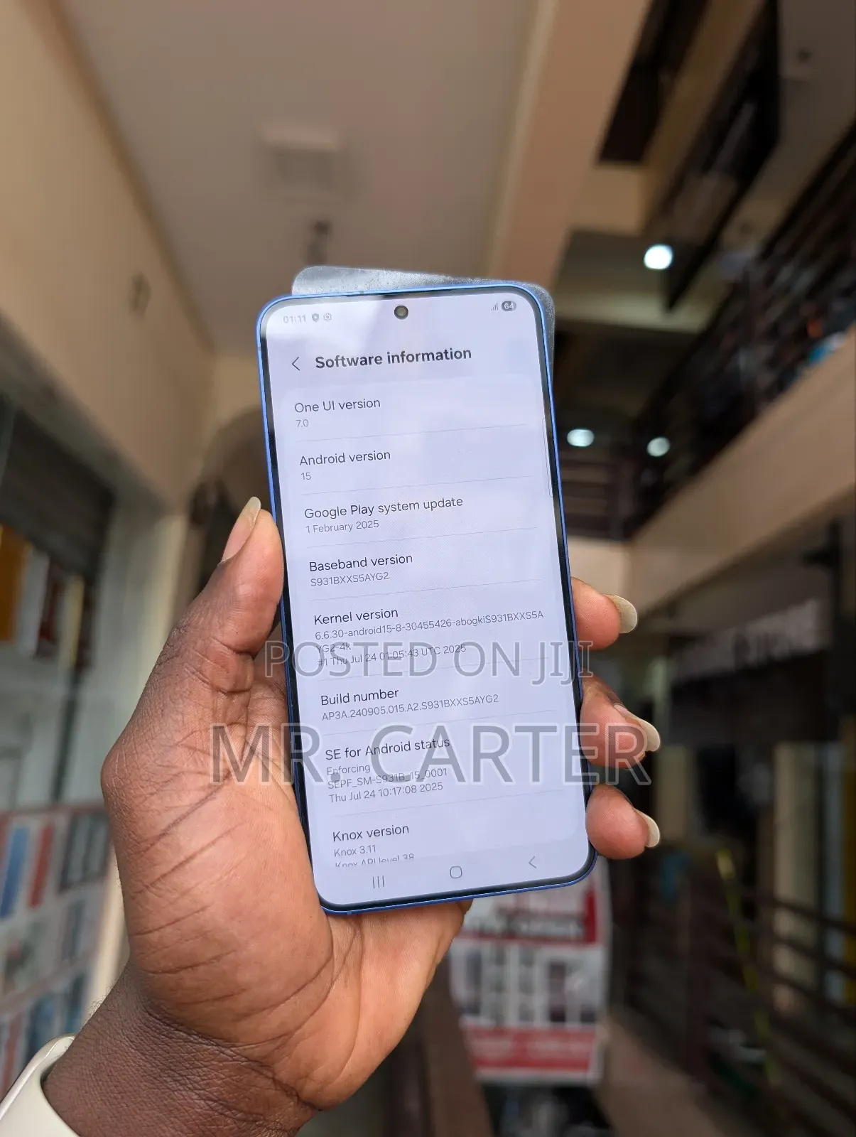 New Samsung Galaxy S25 256 GB Blue