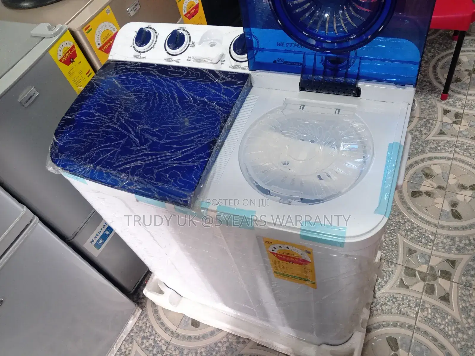 Energy Efficient Washing Machine, Westpool Twin Tub Washer Set