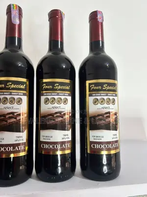 Four Special Sweet Red Chocolate Wine - 10% Alc (Spain)