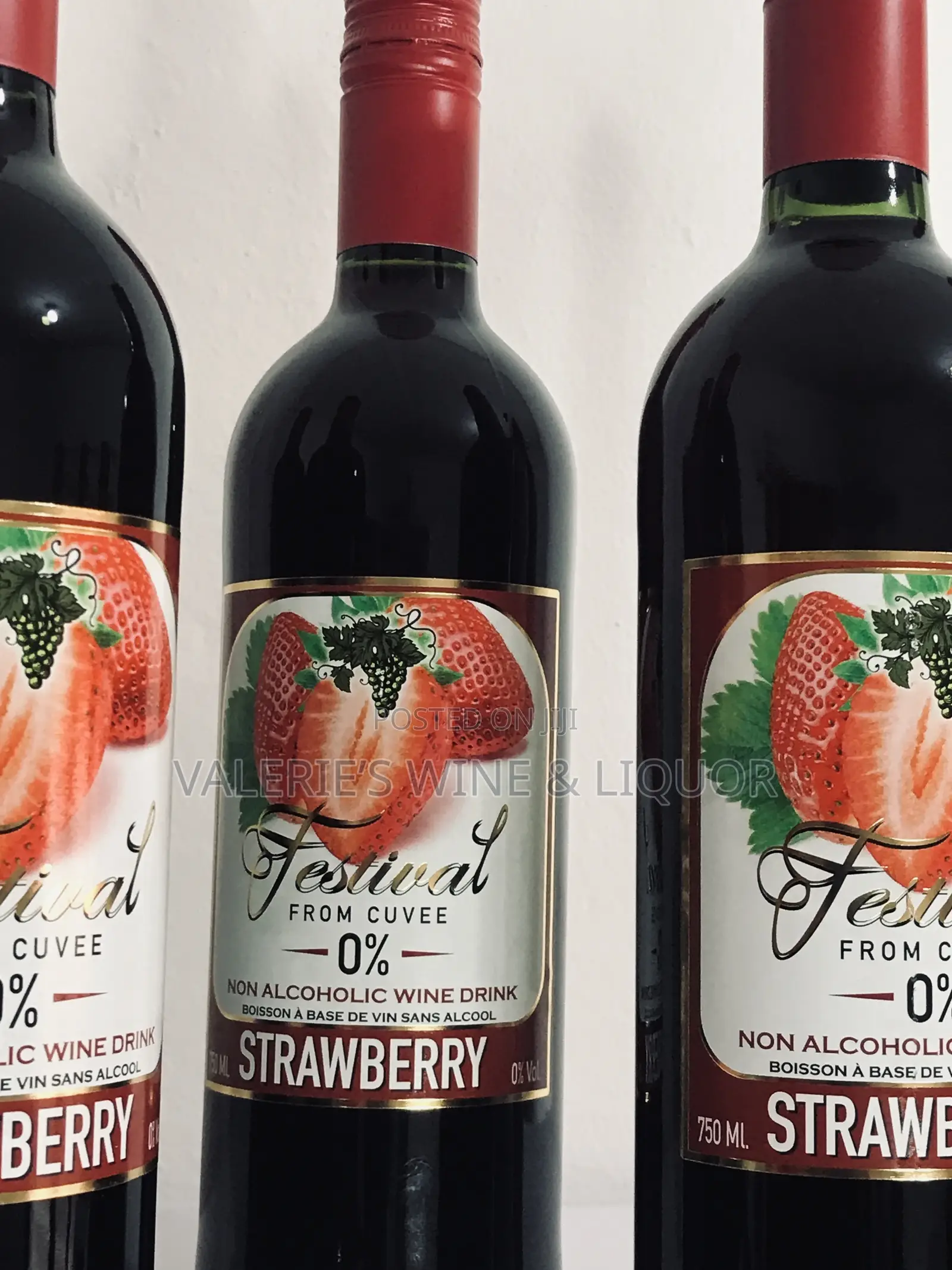 Festival Strawberry Non Alcoholic Wine (Spain)