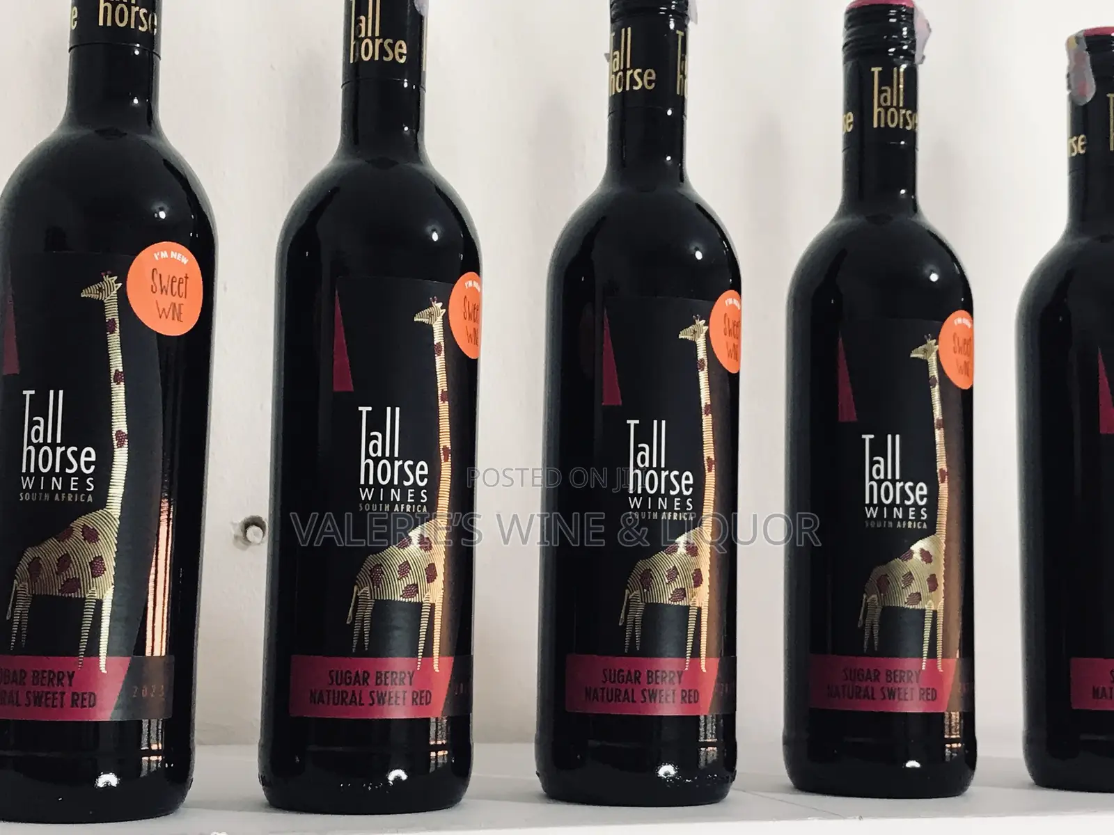 Tall Horse Sugar Berry Natural Sweet Red Wine (South Africa)