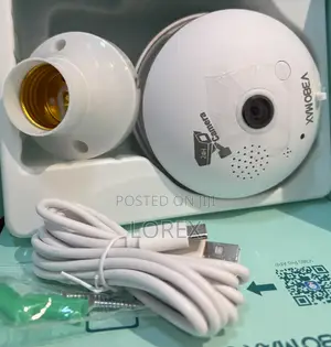 Wifi Bulb Fisheye Camera 2-Way Audio