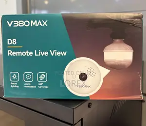 Wifi Bulb Fisheye Camera 2-Way Audio