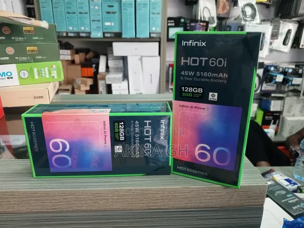 New Infinix Hot 60i 128 GB Silver 3