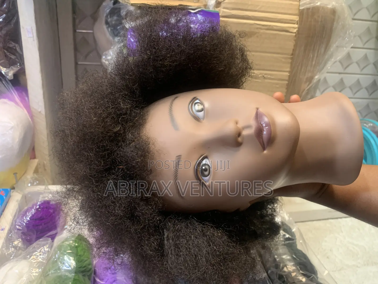 Mannequin Training Head Human Hair Type 3