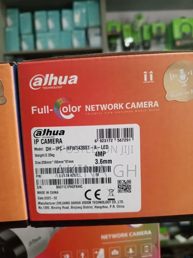 Dahua Full-Color 4mp Ip Network Camera Dh-Ipc-Hfw1439s1-a-Led 2