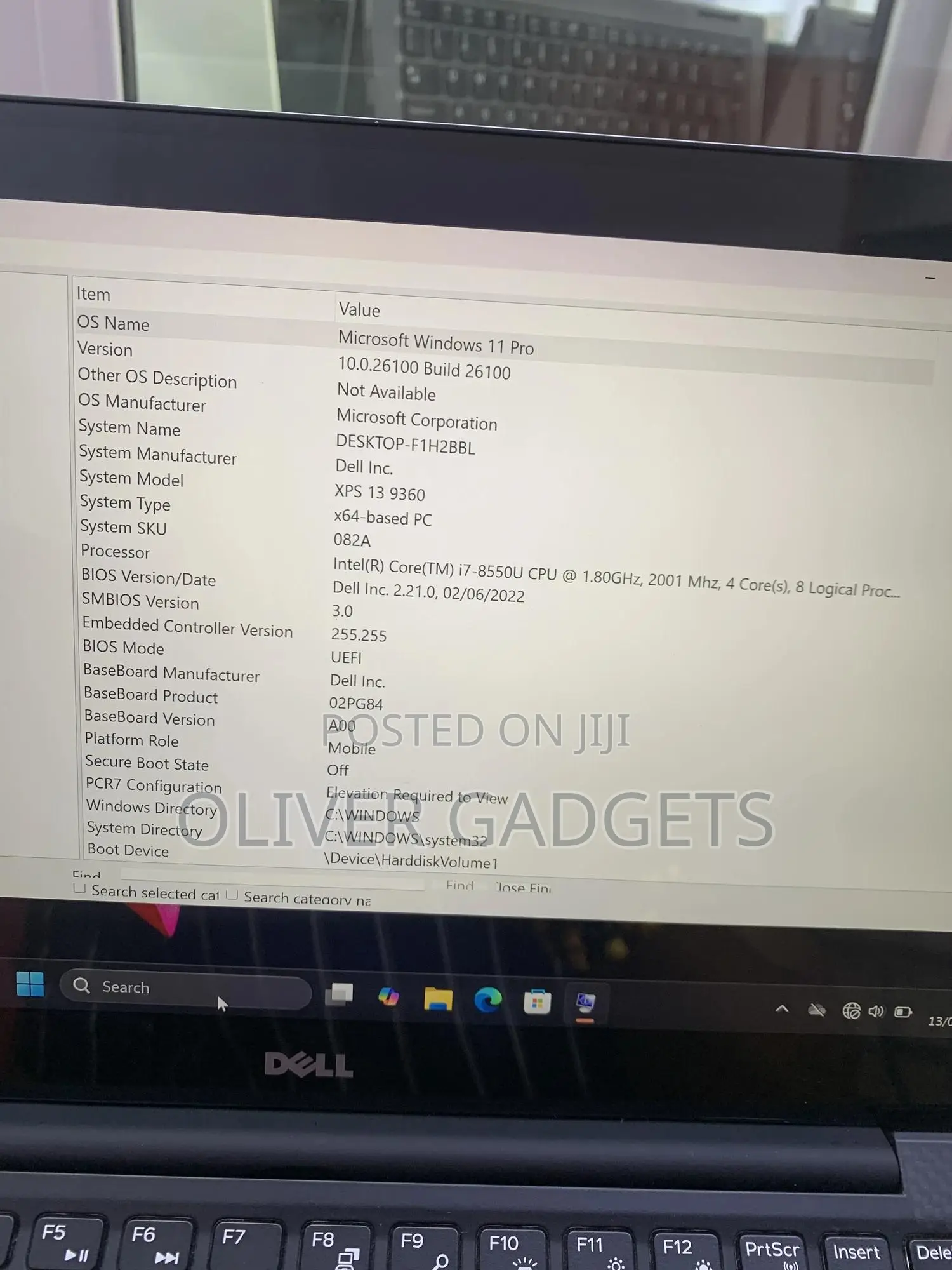 Laptop Dell XPS 13 16GB Intel Core I7 SSD 512GB